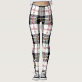 Scotstee Clan MacPherson Modern Wappen Tartan Wome Leggings (Vorderseite)