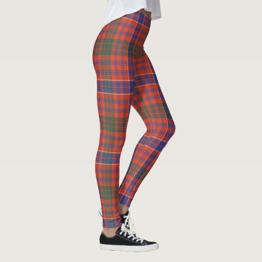 Scotstee Clan MacRae Ancient Tartan Frauen Legging Leggings (Rechts)
