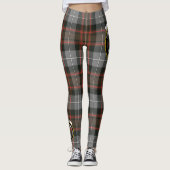 Scotstee Clan MacRae Hunting Weathered Wappen Tart Leggings (Vorderseite)