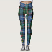 Scotstee Clan MacRae Jagd Altes Wappen Tartan Leggings (Vorderseite)