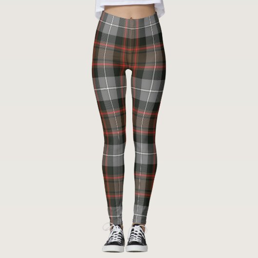 Scotstee Clan MacRae Jagd verwittert alt Leggings (Vorderseite)