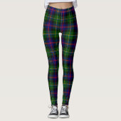 Scotstee Clan Malcolm Ancient Tartan Women Legging Leggings (Vorderseite)