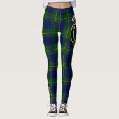 Scotstee Clan Marjoribanks ModernCrest Tartan Leggings (Vorderseite)