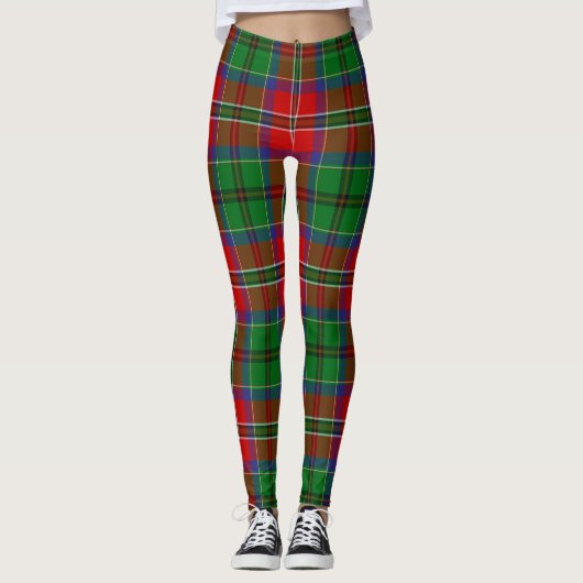 Scotstee Clan McCulloch Tartan Leggings (Vorderseite)