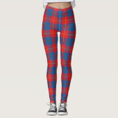 Scotstee Clan McKerrell Red Ancient Tartan Women Leggings (Vorderseite)