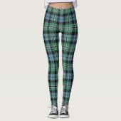 Scotstee Clan Melville Junting Ancient Tartan Wome Leggings (Vorderseite)