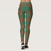 Scotstee Clan Menzies Green Ancient Wappen Tartan Leggings (Rückseite)