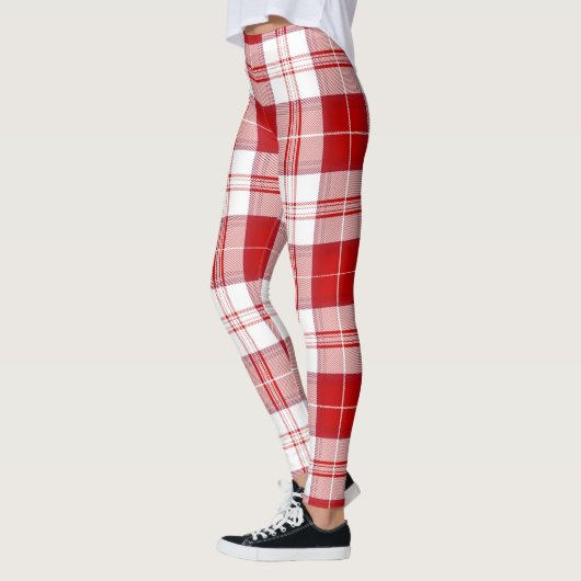 Scotstee Clan MenZies Red Ancient Tartan Women Leggings (Links)