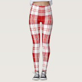 Scotstee Clan MenZies Red Ancient Tartan Women Leggings (Vorderseite)