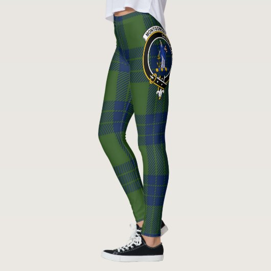 Scotstee Clan Montgomery Modern Wappen Tartan Wome Leggings (Links)