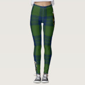 Scotstee Clan Montgomery Modern Wappen Tartan Wome Leggings (Vorderseite)