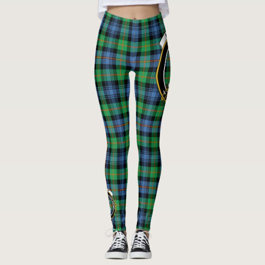 Scotstee Clan Murray von Atholl Ancient Wappen Leggings (Vorderseite)