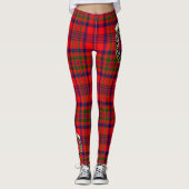 Scotstee Clan Murray von Tulloch Wappen Tartan Wom Leggings (Vorderseite)