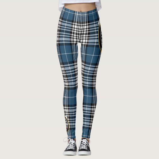 Scotstee Clan Napier Wappen Tartan Women Leggings (Vorderseite)