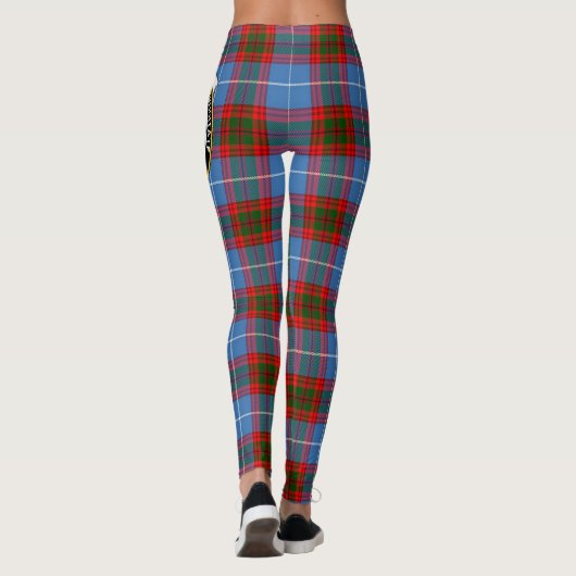 Scotstee Clan Nicolson Modern Wappen Tartan Women Leggings (Rückseite)