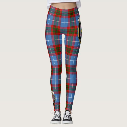 Scotstee Clan Nicolson Modern Wappen Tartan Women Leggings (Vorderseite)