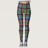 Scotstee Clan Norvel Wappen Tartan Women Leggings (Vorderseite)