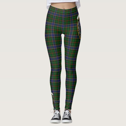 Scotstee Clan Ogilvie Hunting Wappen Tartan Women Leggings (Vorderseite)