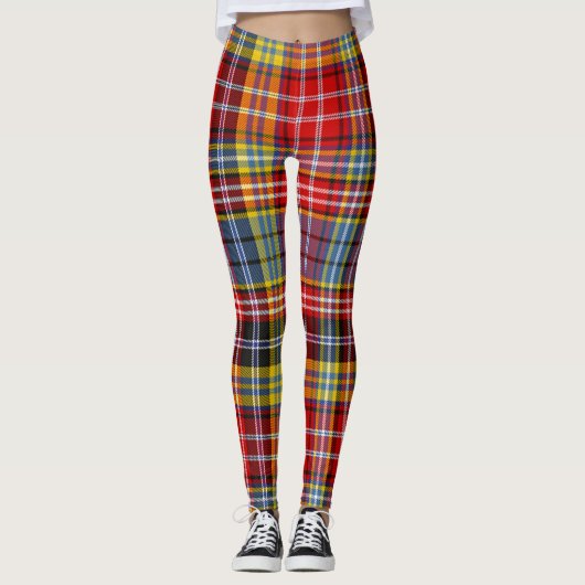 Scotstee Clan Ogilvie Of Airlie Ancient Tartan Leggings (Vorderseite)