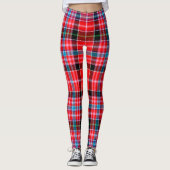 Scotstee Clan Pitblado Tartan Frauen Leggings (Vorderseite)