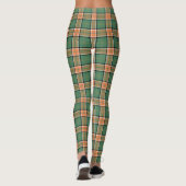 Scotstee Clan Pollock Hunting Tartan Women Legging Leggings (Rückseite)