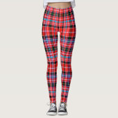 Scotstee Clan Preston Tartan Frauen Leggings (Vorderseite)