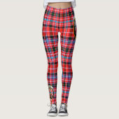Scotstee Clan Preston Wappen Tartan Women Leggings (Vorderseite)