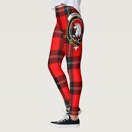 Scotstee Clan Ramsay Modern Wappen Tartan Women Leggings (Links)