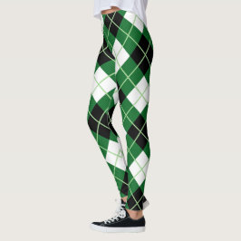 Scotstee Clan Raute Diagonal Diamond Tartan Women Leggings