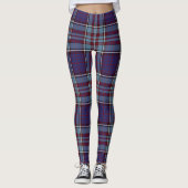 Scotstee Clan RCAF Tartan Frauen Leggings (Vorderseite)