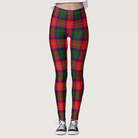 Scotstee Clan Riddell Tartan Frauen Leggings (Vorderseite)