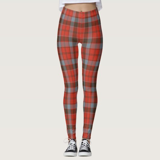 Scotstee Clan Robertson Weathered Tartan Women Leggings (Vorderseite)