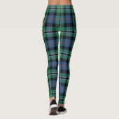 Scotstee Clan Rose Jagd Altes Wappen Tartan Leggings (Rückseite)