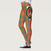 Scotstee Clan Ross Ancient Wappen Tartan Women Leggings (Links)