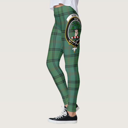 Scotstee Clan Ross Junting Ancient Wappen Tartan Leggings (Links)
