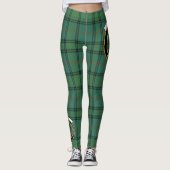 Scotstee Clan Ross Junting Ancient Wappen Tartan Leggings (Vorderseite)