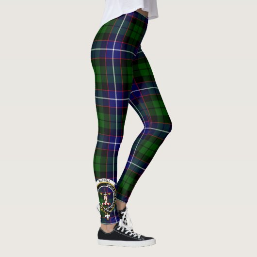Scotstee Clan Russell Wappen Tartan Women Leggings (Rechts)