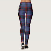 Scotstee Clan Rutherford Jagd Wappen Tartan Wome Leggings (Rückseite)