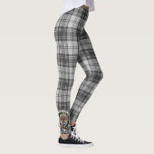 Scotstee Clan Sandilands Gray Wappen Tartan Women Leggings (Rechts)