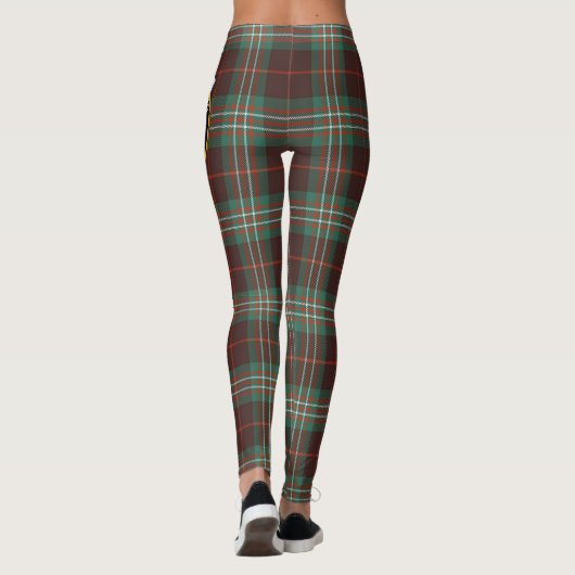 Scotstee Clan Scott Brown Ancient Crest Tartan Leggings (Rückseite)