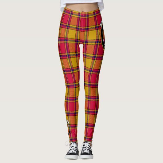 Scotstee Clan Scrymgeour Wappen Tartan Women Leggings (Vorderseite)