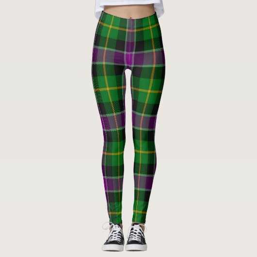 Scotstee Clan Selkirk Tartan Frauen Leggings (Vorderseite)