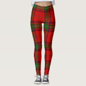 Scotstee Clan Seton Tartan Frauen Leggings (Vorderseite)
