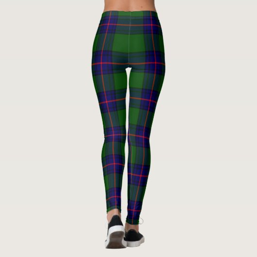Scotstee Clan Shaw Modern Tartan Frauen Leggings (Rückseite)