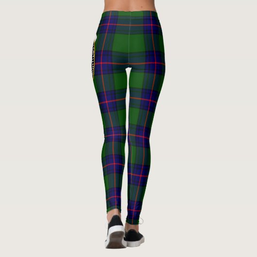Scotstee Clan Shaw Modern Wappen Tartan Women Leggings (Rückseite)