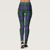 Scotstee Clan Sinclair Jagd Modernes Wappen Tartan Leggings (Rückseite)