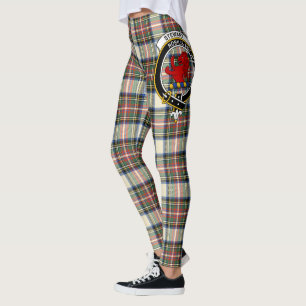 Scotstee Clan Stewart Dress Ancient Wappen Tartan Leggings