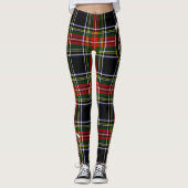 Scotstee Clan Stewart High Stewards Wappen Tartan Leggings (Vorderseite)