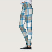 Scotstee Clan Stewart Mute Blue Tartan Women Leggings (Links)