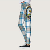Scotstee Clan Stewart Mute Blue Wappen Tartan Wome Leggings (Links)